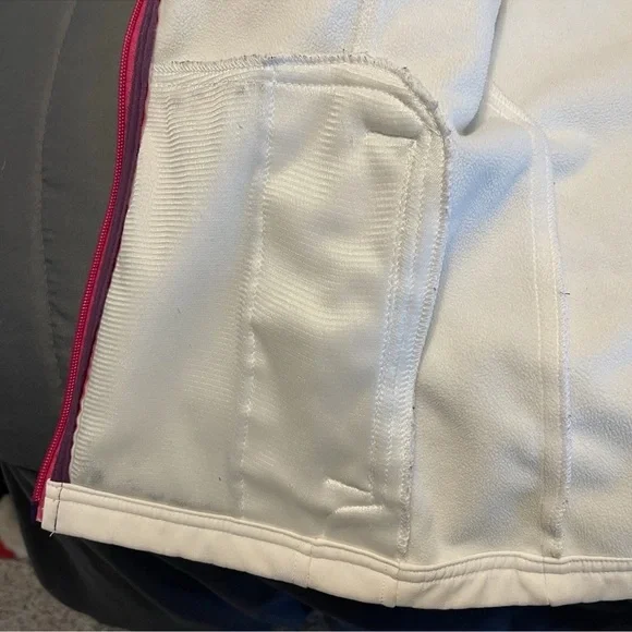 Snozu Performance Jacket Full Zip White Soft Ladies Size Medium*READ* - Picture 11 of 13